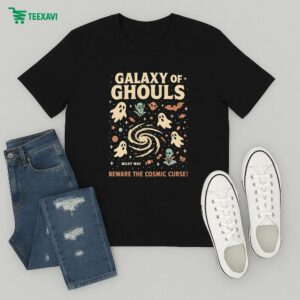 Galaxy Of Ghouls Milky Way Beware The Cosmic Curse Halloween T-Shirt