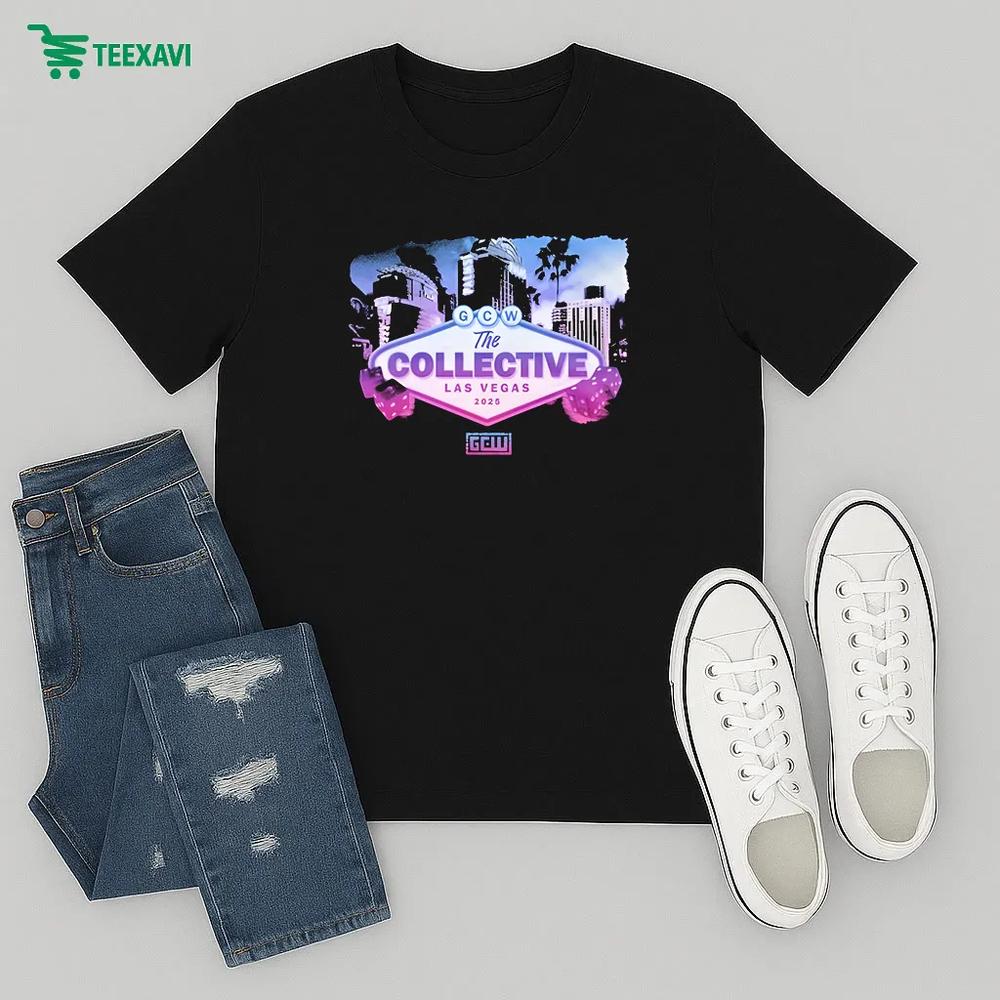 Game Changer Wrestling Gcw The Collective Las Vegas 2025 – T-shirt Game Changer Wrestling Gcw The Collective Las Vegas 2025 – T-shirt