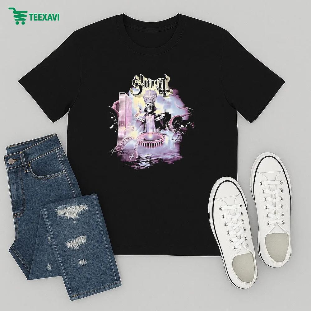 Ghost Skeletour World Tour 2025 New York Venue At Madison Square Garden On July 22 2025 – T-shirt Ghost Skeletour World Tour 2025 New York Venue At Madison Square Garden On July 22 2025 – T-shirt