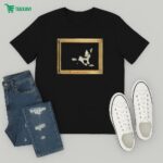 He Eated A Cheese Cat Portrait T-Shirt