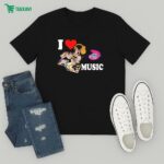 I Love Music Cat 1 T-Shirt
