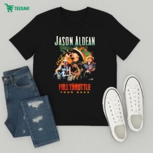 Jason Aldean Full Throttle Tour 2025 Signature T-Shirt
