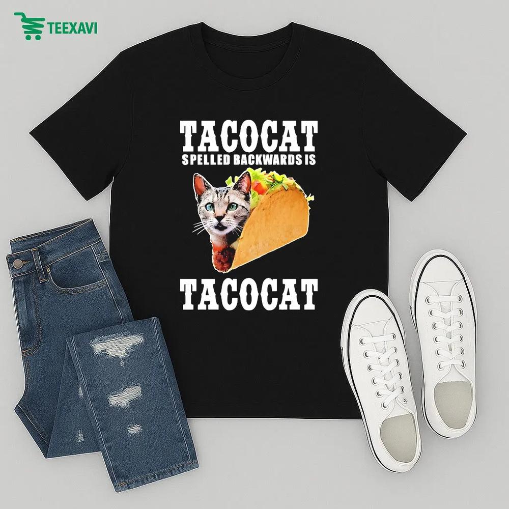 Joe Burrow Wearing Tacocat Spelled Backwards Is Tacocat – T-shirt Joe Burrow Wearing Tacocat Spelled Backwards Is Tacocat – T-shirt
