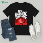 Junior H Sad Boyz Soy Un Nino Triste Rockstar Soy Maldito Skeleton T-Shirt