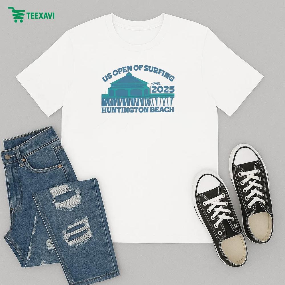 Lexus Us Open Of Surfing Neon Pier Huntington Beach Wsl 2025 – T-shirt Lexus Us Open Of Surfing Neon Pier Huntington Beach Wsl 2025 – T-shirt