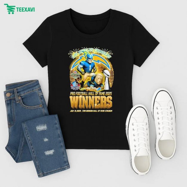 Los Angeles Chargers Pro Football Hall Of Fame 2025 Winners Tom Benson Stadium Nfl Mascot Ladies