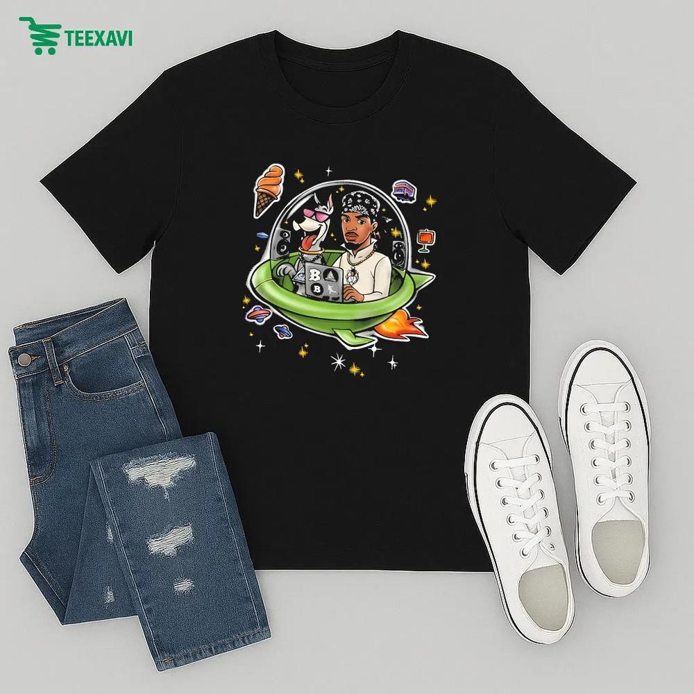 Metro Boomin A Futuristic Summa 2025 Airbrush Dog – T-shirt Metro Boomin A Futuristic Summa 2025 Airbrush Dog – T-shirt