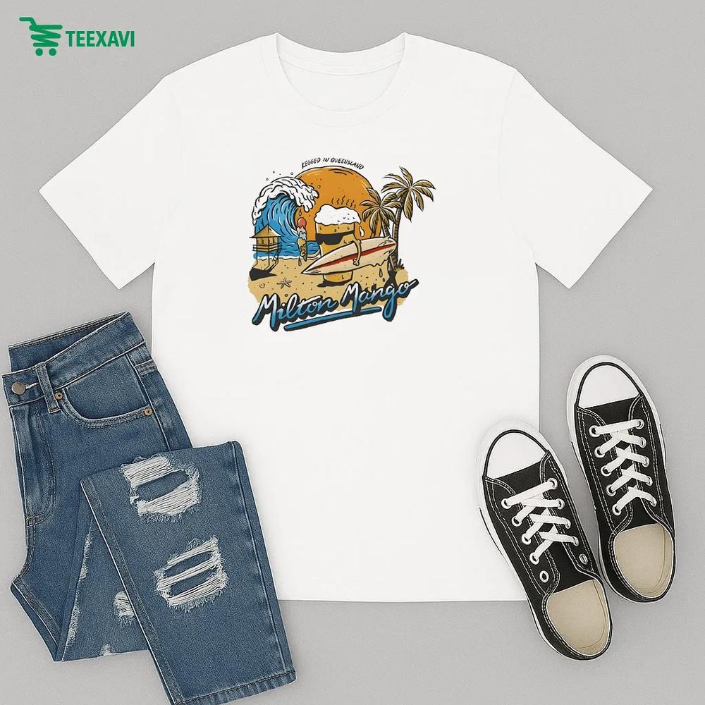 Milton Mango Kegged In Queensland – T-shirt Milton Mango Kegged In Queensland – T-shirt