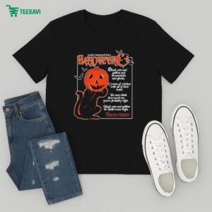 Official Halloween Black Cats And Goblins T-Shirt