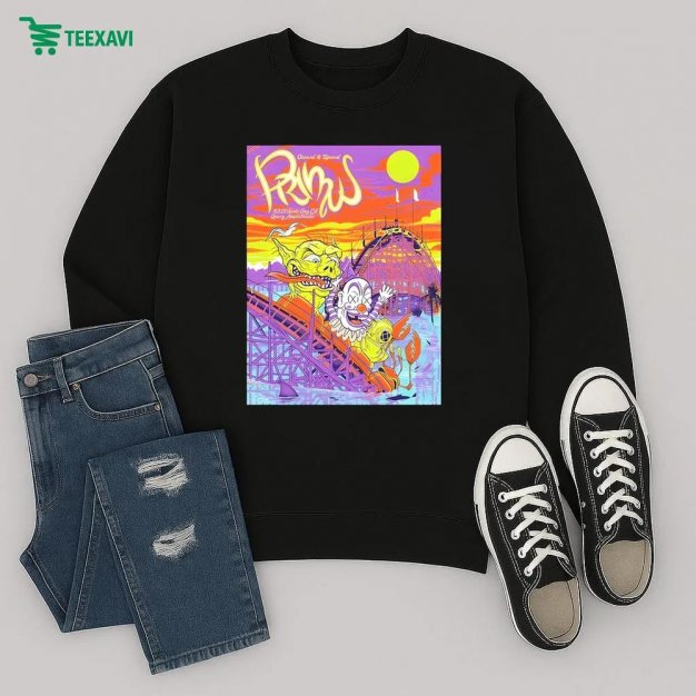 Primus Santa Cruz California 2025 Gig At Quarry Amphitheater On August 3 2025 Sweatshirt
