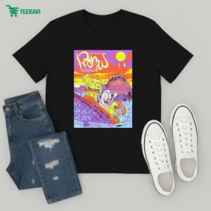 Primus Santa Cruz California 2025 Gig At Quarry Amphitheater On August 3 2025 T-Shirt