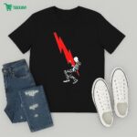 Queens Of The Stone Age Lightning Bolt Skeleton T-Shirt