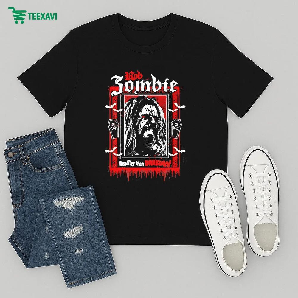 Rob Zombie Deadlier Than Dracula – T-shirt Rob Zombie Deadlier Than Dracula – T-shirt