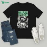 Samurai Pizza Cats Fear No Slice Astronaut T-Shirt