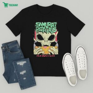 Samurai Pizza Cats Fear No Slice T-Shirt