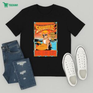 Shwayze The Wasted Sunset Tour 2025 Dates Dog T-Shirt