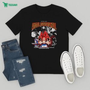 Son Goku Prince Vegeta The Strongest Fusion Angel Born In Hell The Saiyans They’re Here I Am They We Are One Unfortunately For You T-Shirt