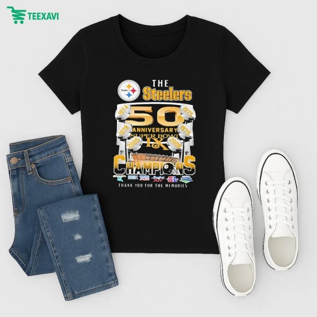 The Pittsburgh Steelers 50th Anniversary Super Bowl Champions Thank You For The Memories Ladies