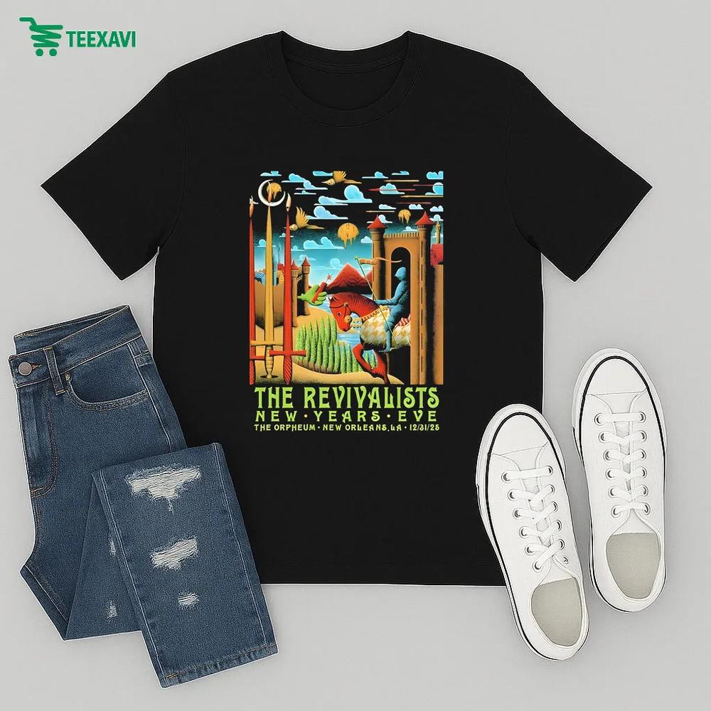 The Revivalists New Years Eve Show In New Orleans Los Angeles At The Orpheum On December 31 2025 – T-shirt The Revivalists New Years Eve Show In New Orleans Los Angeles At The Orpheum On December 31 2025 – T-shirt