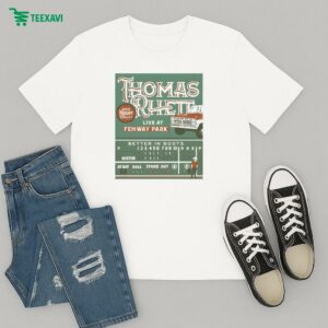 Thomas Rhett Better In Boots Boston 2025 Live At Fenway Park At Bat Ball Strike Out T-Shirt