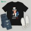 Denver Williams All God’s Children Shall Receive Free Ice Cream On Tuesdays 100 Dollar Bill T-Shirt