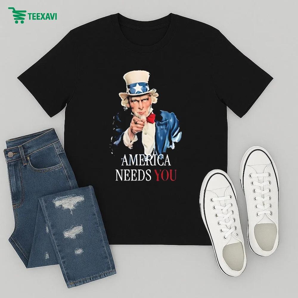 Uncle Sam America Needs You – T-shirt Uncle Sam America Needs You – T-shirt