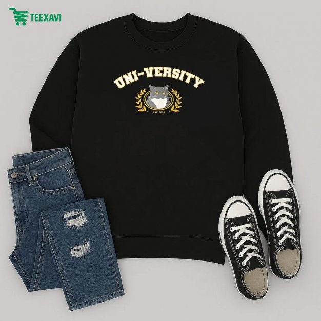 Unico Uni Versity Est 2020 Cat Sweatshirt